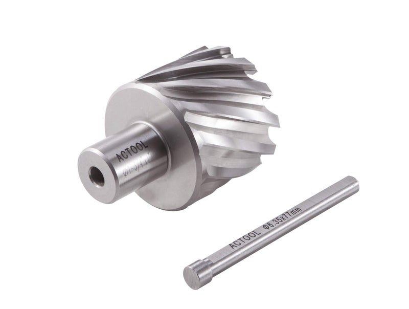 ACTOOL 1-3/4" Diameter Ã— 1" Depth of Cut HSS ANNULAR Cutter with 3/4'' Weldon Shank - Image 3